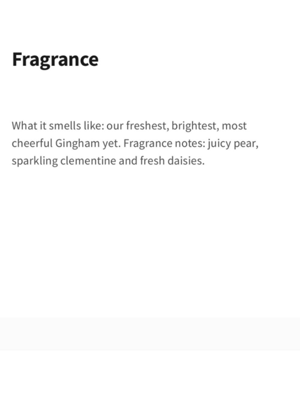 New Bath & Body Works Gingham Freah 8  Fl oz - Picture 4 of 5
